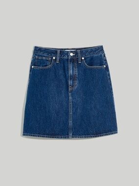 Madewell Classic Blue Denim Skirt NWT
